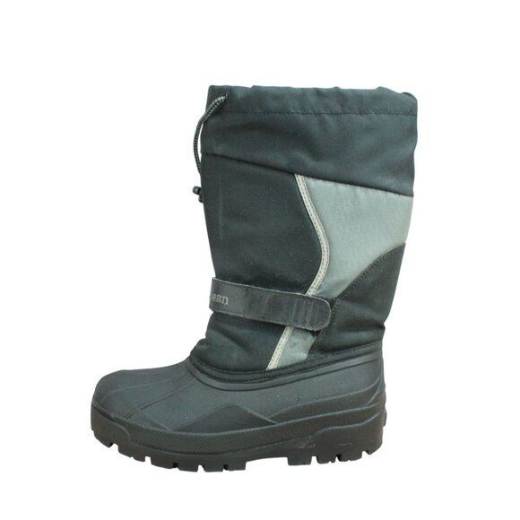 LL Bean Kids' Northwoods Boots Insulated Graphite Size 4 - Picture 1 of 9